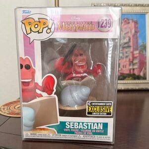 Funko Pop Disney The Little Mermaid Sebastian #1239 With Protector